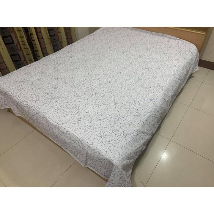 Handmade Cotton Nakshi Katha - Multi-Color Beauty Offering Winter Comfort - Easy to Maintain