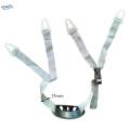Chin Strap Quick Release Buckle Cupped Hard Hat Chin Strap Attachment Vertical Long Hole.