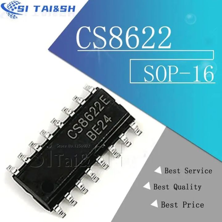 5PCS CS8622 CS8622E SOP-16