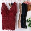 Fashion Camisole Top Thin Women Bralette No Steel Hoop Push Up Crochet Lace Bra Camisole. 