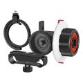 VD-F0 Camera Follow Focus 15MM Follow Focus with Gear Ring Belt for Canon Nikon Sony and Other DSLR Camera. 