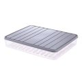 Refrigerator Food Storage Box Japanese-style Square Plastic Single-layer Sealed Large Transparent Classification Storage Boxes.