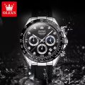 OLEVS 2875 Fashion Waterproof Chronograph Silicone Watch for Men. 