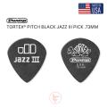 Dunlop Tortex Standard Guitar Picks - .73mm Pitch Black Guitar Picks Made in USA. 