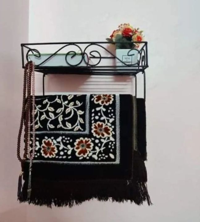 Quran Stand and Prayer Stand 12'' Inch / Quran Sharif Wall Stand & 3