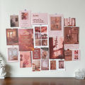 20pcs/set Wallpapers Ins Creative Art Decorative Card Bedroom Living Room Background Wall Sticker Poster.