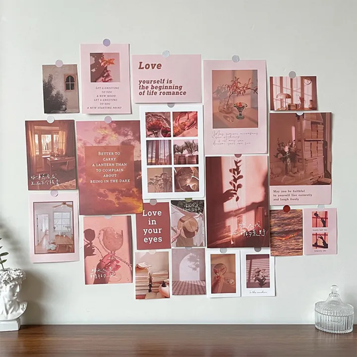 20pcs/set%20Wallpapers%20Ins%20Creative%20Art%20Decorative%20Card%20Bedroom%20Living%20Room%20Background%20Wall%20Sticker%20Poster%20-%20Image%202