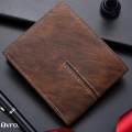 Avro Premium Men's High Quality Money Bag For Men Soft PU Leather Wallet For Men Short Wallet's Fashion Vintage Wallet's Casual Male Wallet Multi-Card Soft Purse Multi-function Moneybag For Man - Wallet For Men - Moneybag For Men.