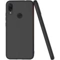 For Xiaomi Redmi Note 7/ Note 7 Pro Premium Silicone Matte Soft Phone Case - Black - Phone Back Cover. 