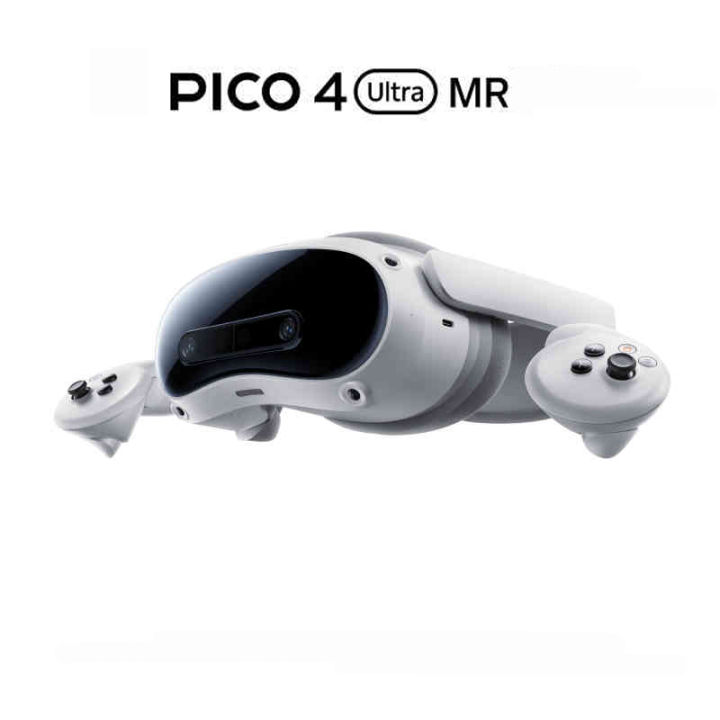 PICO 4 Ultra 12G+256G VR MR 3D Wireless VR Glasses 6DOF Virtual Reality 4K Display for Smart Glasses w Motion Tracker