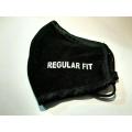 [Free KN95] Regular Fit printed cotton fabric Neek lock type Face Mask Size Adjustable- 1pcs. 