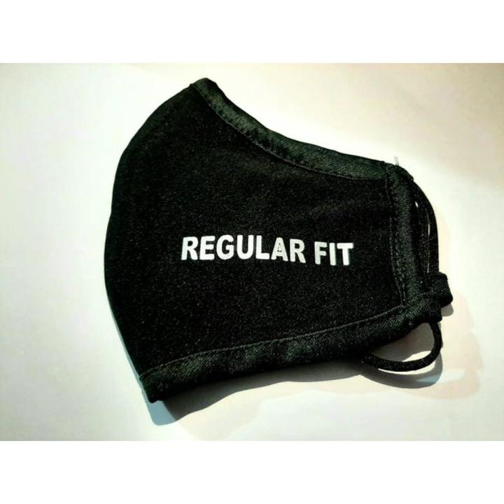 [Free KN95] Regular Fit printed cotton fabric Neek lock type Face Mask Size Adjustable- 1pcs