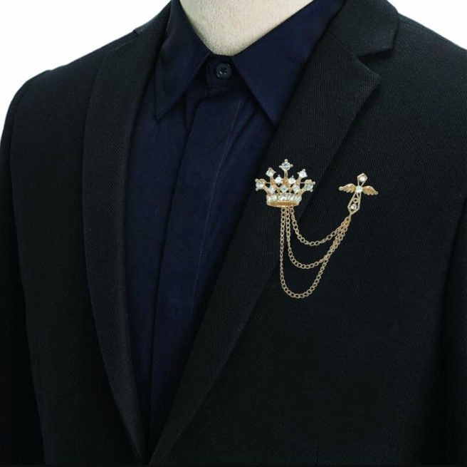 Rhinestone%20Crown%20Tassel%20Brooch%20Lapel%20Pins%20For%20Men%20Suit%20Shirt%20Jewelry%20Accessories%20-%20Image%205