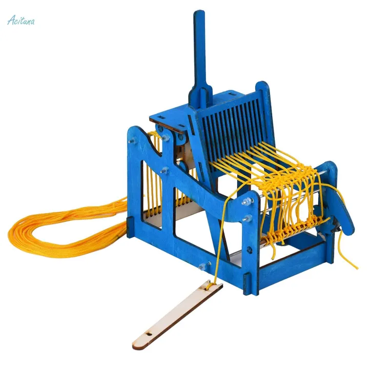 Kids%20DIY%20Traditional%20Wooden%20Weaving%20Loom%20Craft%20Yarn%20Hand%20Knitting%20Machine%20-%20Image%204