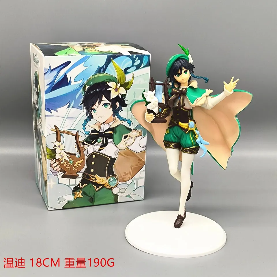 Compuye Figurine De Dessin Animé Genshin Impact Paimon - 13 Cm - En PVC Anime Mod Les De Poup Es Objets De Collection Artisanat Souvenirs