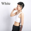 【Happy childhood memories】（NEW）Casual Breathable Short Chest Breast Binder Vest Tops Binder Underwear Tank Bandage Breathable Side Hook. 