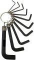 10Pcs SET Keyring With Hexagon 10 Pcs Metric Combination Hex Key Allen Wrench Set 1mm To 10mm Keyring Hand Bicycle Repair Tools Sets. 