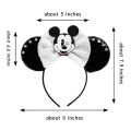 Fashion Mickey Mouse Ears Headbands for Baby Girls Headband Kids Accessories Women Hair Headwear for Festival Carnival Party.