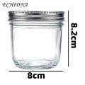 Nut Storage Container Large Capity Glass Sealed Jar with Airtight Lid Multifunctional Storage Container for Fruit Jam Nuts Tea 500ml Sealed Jar with Silicon Seal. 