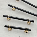 OIMG Modern Zinc Alloy Door Handles Kitchen Cabinet Handles Solid Drawer Knobs Fashion Furniture Handle Hardware 150Mm B.