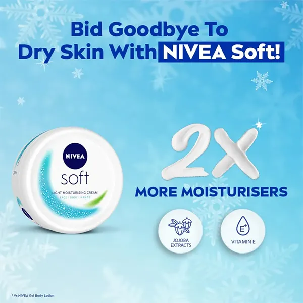 Nivea Soft Light Moisturising Cream – 200ml | Daraz.com.bd