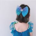 Hair Clips for Women, Snowflake Hair Accessories, Crystal Hair Ties Girls, Hairpins Blue Hair Scrunchies Headbands.