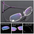 Eyeglasses Hyperopia Eyewear Men Women Presbyopia Ultralight Memory Titanium Reading Glasses. 