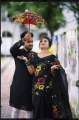 New Designer Half Silk Hand Print Saree And Dhupian Panjabi For Combo Couple for man and women.