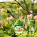 Green Hummingbird Feeder Good Quality Resin Leak-Proof Hummingbirds Feeders Outdoors Feeder for Garden Bird.
