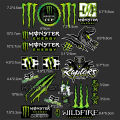 A01 Racing For Monster Energy Stickers Logo Helmet Bike Decals Set For Motogp. 