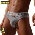 3pcs Hot Cotton Soft men Man Underwear Brief Men Underpants Hot Panties Jockstrap Men's Briefs Under Wear.