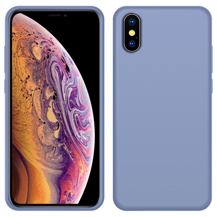 Liquid Silicone Soft Cover For Apple iPhone XS Max Shockproof Phone Case