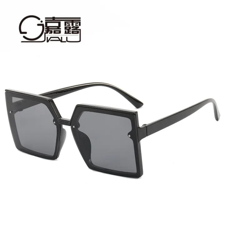 New%20Sunglasses%20Mi%20Nail%20Trendy%20Box%20Large%20Frame%20Glasses%20Fashion%20European%20and%20American%20Style%20Street%20Shot%20Simple%20Xiaohongshu%20Vintage%20Sunglasses%20-%20Image%203