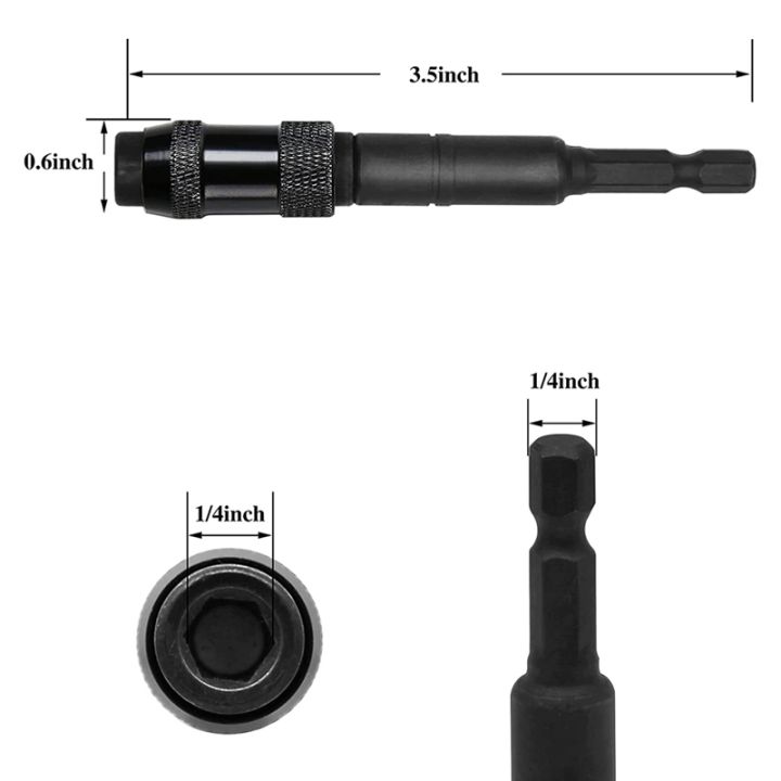 2%20Pack%20Pivoting%20Bit%20Tip%20Holder,%20Magnetic%201/4inch%20Hex%20Shank%20(Black)%20-%20Image%203