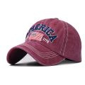 New Unisex Washed Cotton Cap Letter Embroidery Vintage Baseball Cap Men Women Adjustable Casual Outdoor Streetwear Sports Hat. 