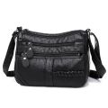 Annmouler Fashion Women Bag Pu Soft Leather Shoulder Bag Multi-layer Crossbody Bag Quality Small Bag Brand Red Handbag Purses.