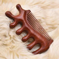 Wide-Toothed Massage Comb Anti-Static Handcrafted Wood Wooden Comb Wide Tooth Comb for Hair Detangling Stress Relief Home Spa Hair Health Gift Item. 