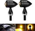 MIni Led Indicator Light for motorcycle. Yellow.
