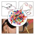50Pcs Eye Glasses Spectacle Chain Strap Holder Loop Ends White.