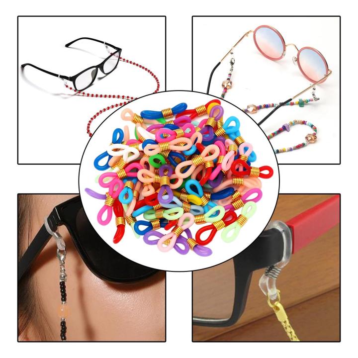 50Pcs%20Eye%20Glasses%20Spectacle%20Chain%20Strap%20Holder%20Loop%20Ends%20White%20-%20Image%204