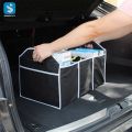 Black Collapsible Car Trunk Organizer Folding Car Auto Storage.