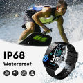 Aolon 2.01 Curved Screen Smart Men Watch HD bluetooth Call Sport Fitness Tracker Women Clock Waterproof SmartWatch. 