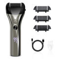 Electric Callus Remover for Feet, Rechargeable Foot File Hard Skin Remover Pedicure Tools Set  for Feet Electronic Callus Shaver Portable Waterproof Pedicure kit for Cracked Heels and Dead Skin with 3 Roller Heads. 