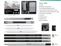 Acmeliae Premium 22Pcs & 33 Pcs Sketching and Drawing Pencil Set with Charcoal, Erasers, and Blending Tools with Flat tin case.