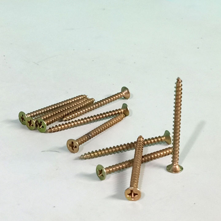 1.5%20Inch%20Golden%20Screw%20(Star%20Screw)%2025%20Pcs%20-%20Image%202