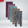 Girls Premium Cotton Jersey Printed Leggings From Levin. 