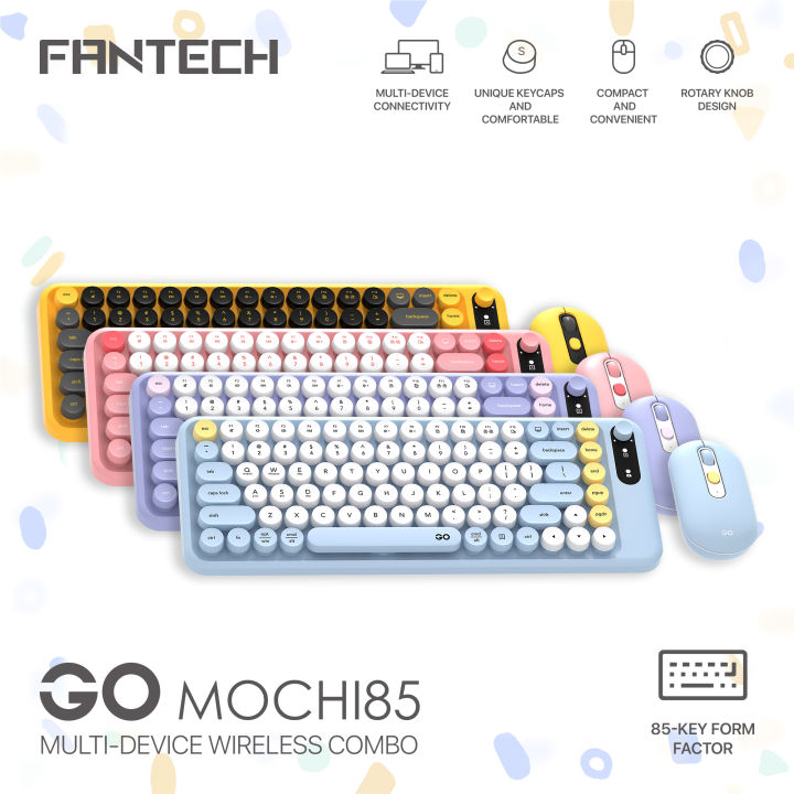 Fantech Go Mochi85 WK898 Wireless Keyboard & Mouse Combo