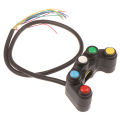 【Must-Have Style】 Universal 5 button Array Motorcycle Switches Race Bikes 22mm Handlebar Switches Leima. 