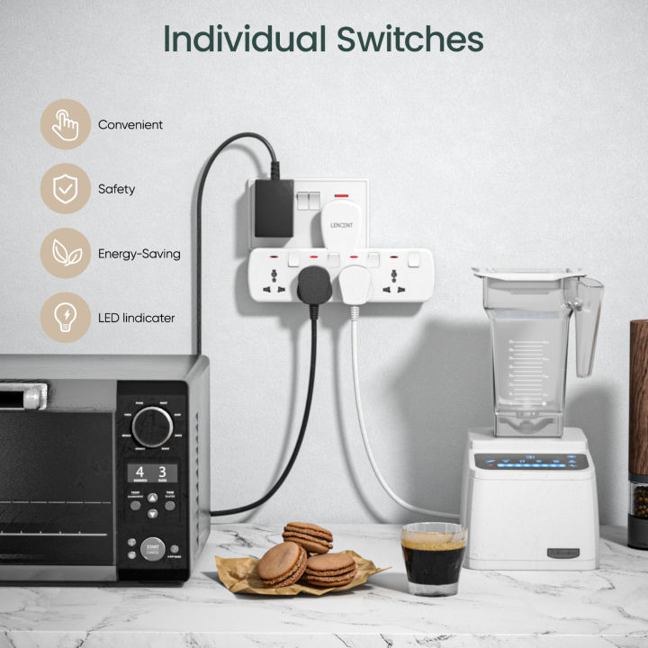 Lencent%204%20in%201%20Universal%20Plug%20Extension%20Wall%20Plug%20with%20Individual%20Switches,%204%20Outlets,%20Multi%20Plug%20Outlet,%20Power%20Plug%20Adapter,%20Multiple%20Socket%20Charger%20Extension%20for%20Home,%20Office,%20Travel%20-%20Image%206