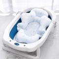 【Popular choice】 Baby Bath Seat Support Mat Foldable Baby Bath Tub Pad Chair Newborn Bathtub Pillow Infant Anti-Slip Soft Body Cushion. 